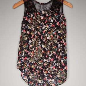 Floral Sleeveless Women's Top